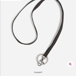 NWT Vera Bradley lanyard (black)